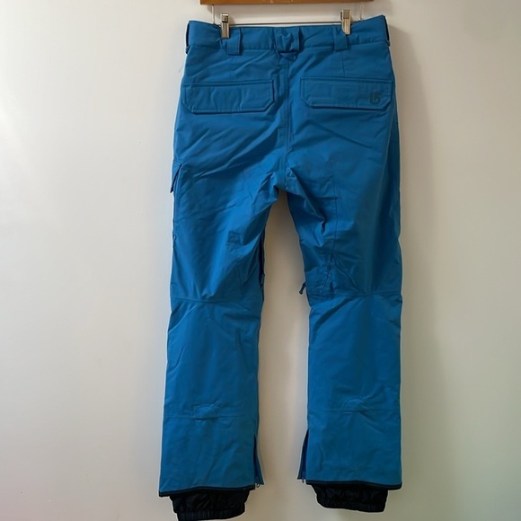 Burton Men's winter ski snowboarding Cargo Pants S Blue relaxed fit waterproof - Picture 4 of 13